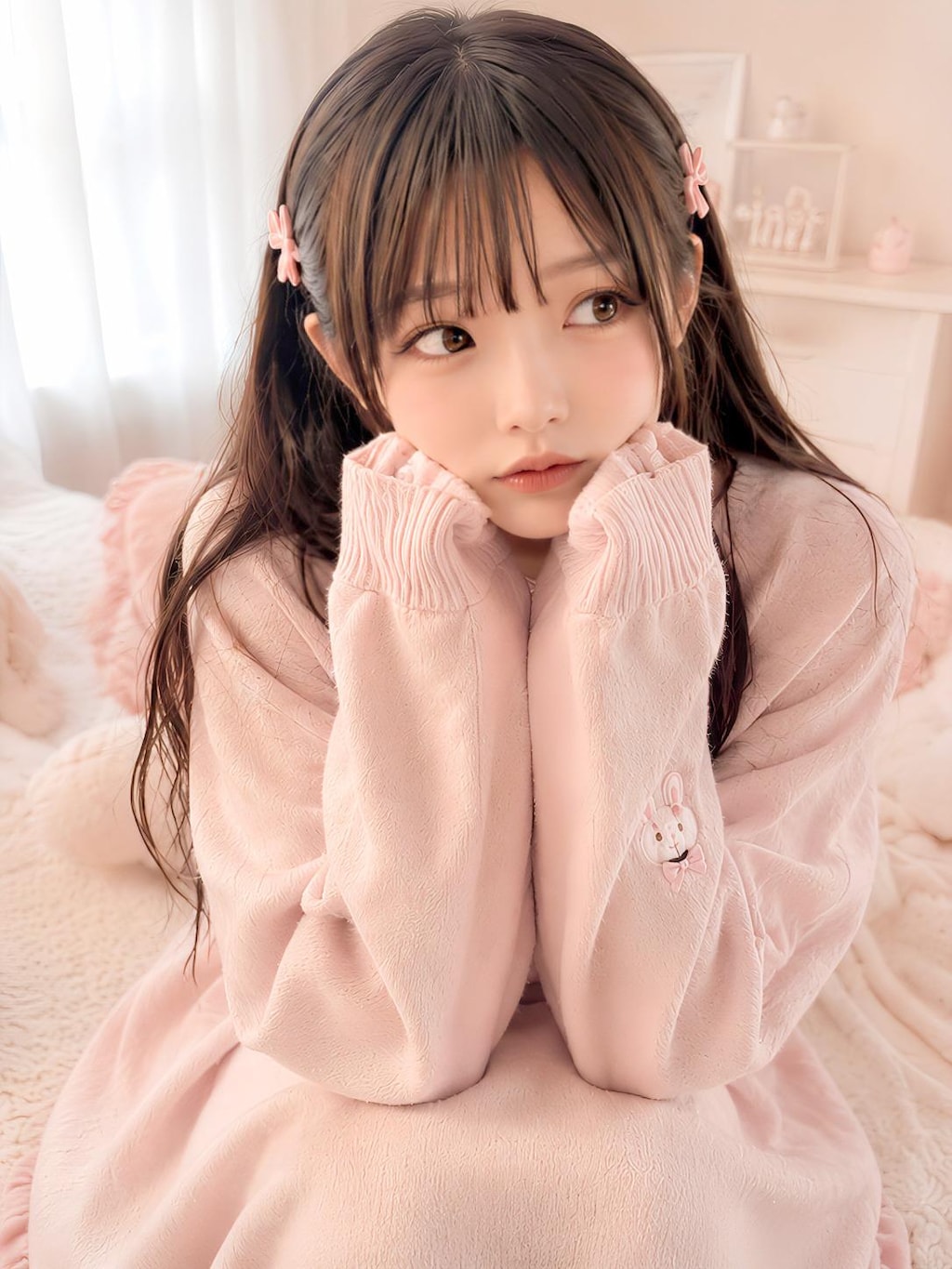 萌え袖の君