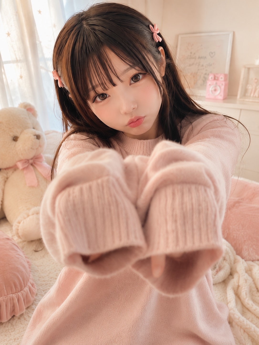 萌え袖の君