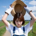 田舎の女の子 2枚目