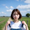 田舎の女の子 3枚目