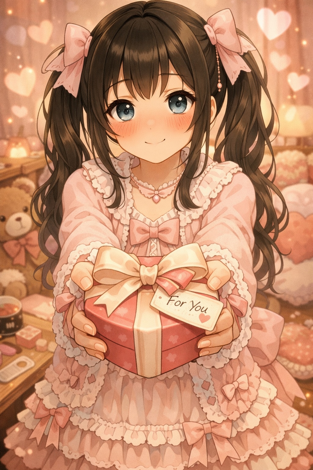 【過去絵】2/14 バレンタインデーイラスト