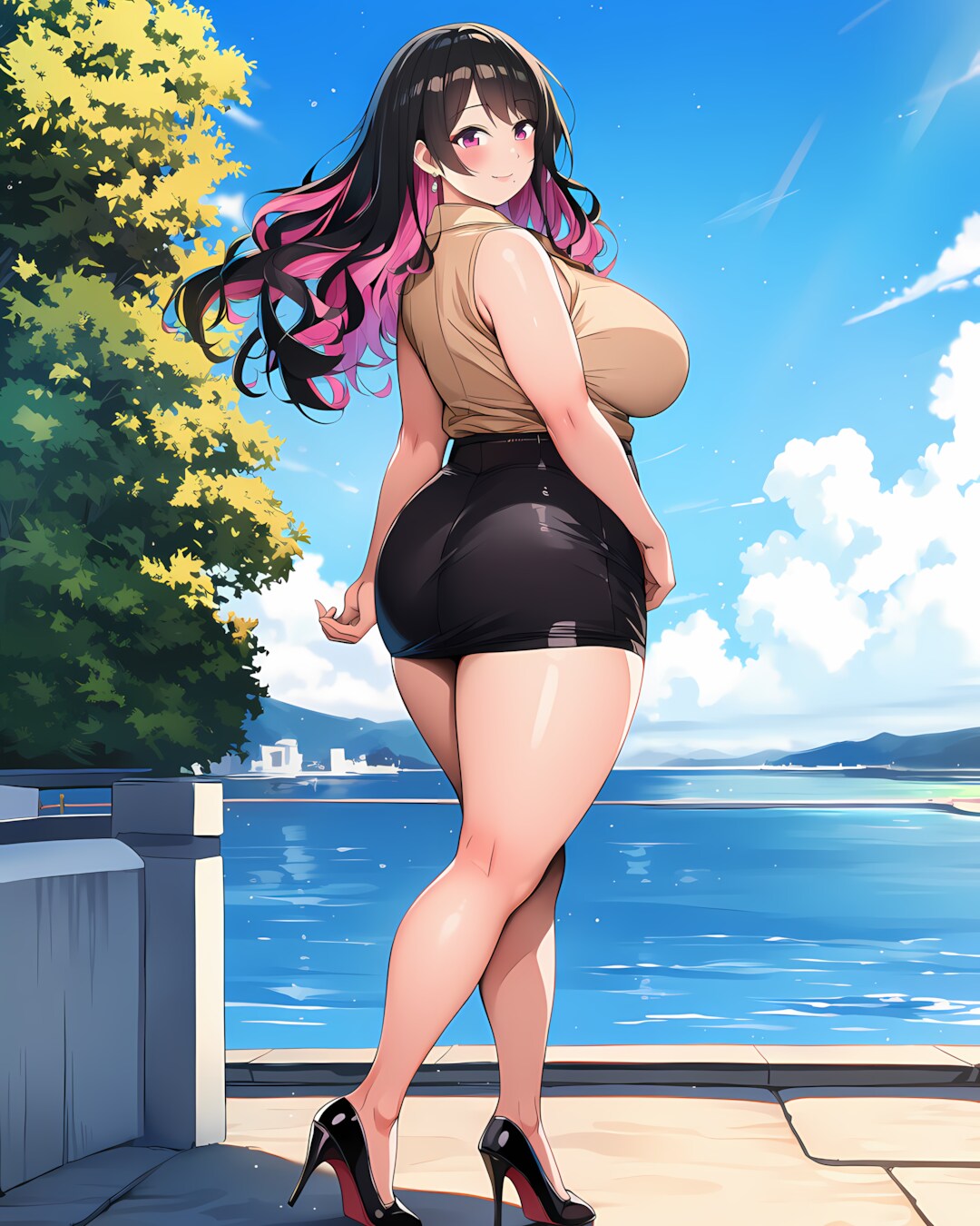 潮風を感じて。リナと海沿いデートプロムナード🌊