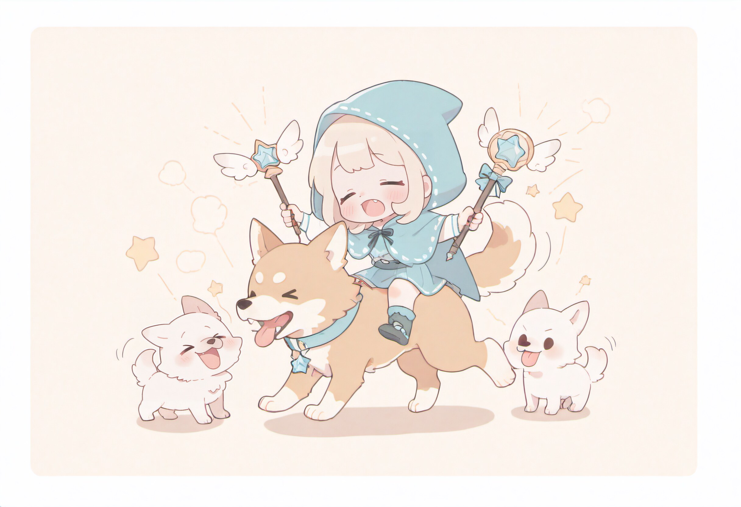 わんこと魔法のさんぽ道