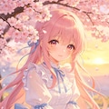 女の子、アニメ風のイラスト 8枚目