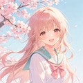 女の子、アニメ風のイラスト 3枚目