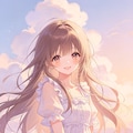 女の子、アニメ風のイラスト 10枚目