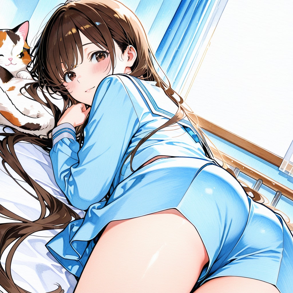 三毛殿といっしょ　茶髪　超ロング　PHOENIX