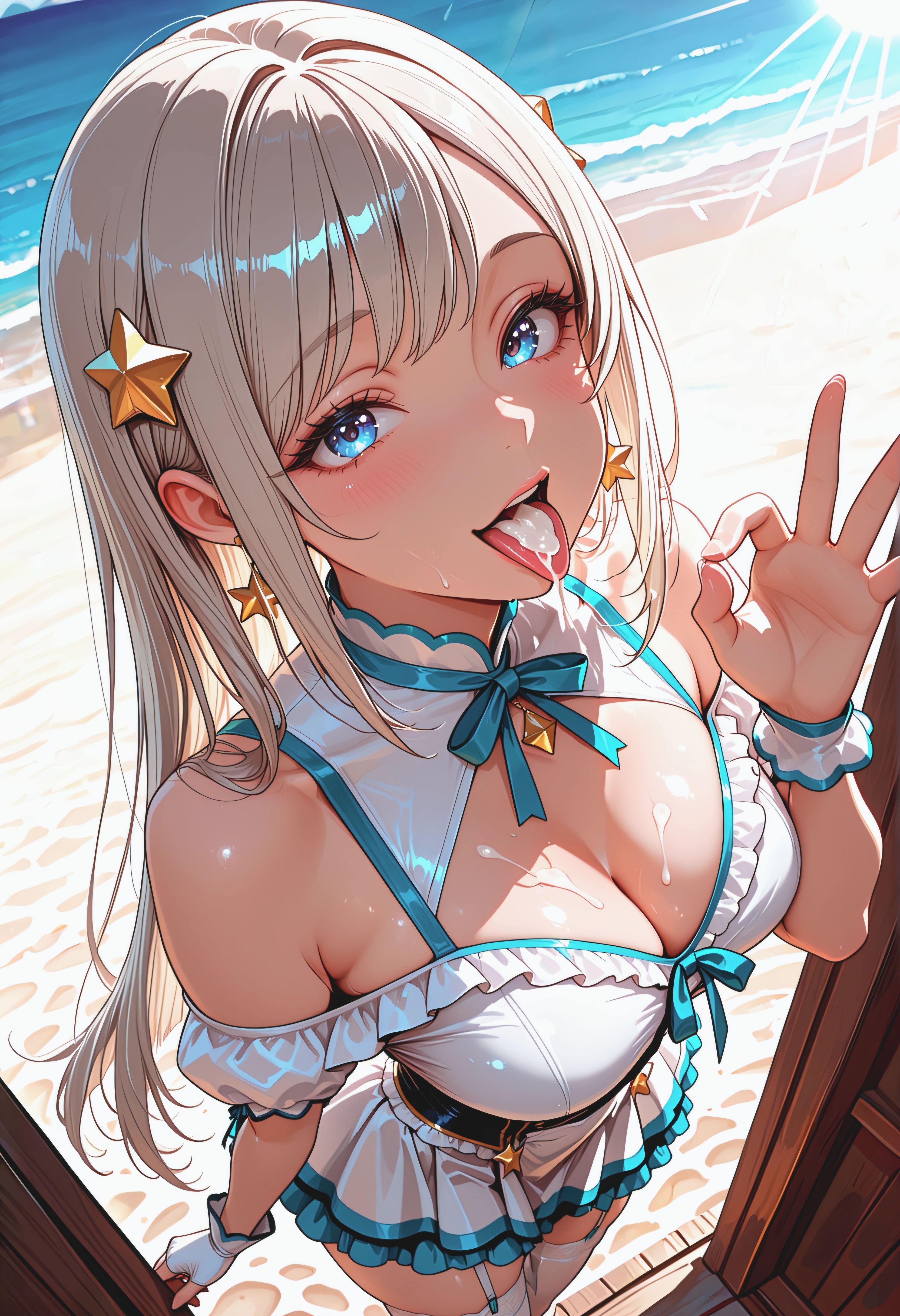 美月ちゃん校内写生