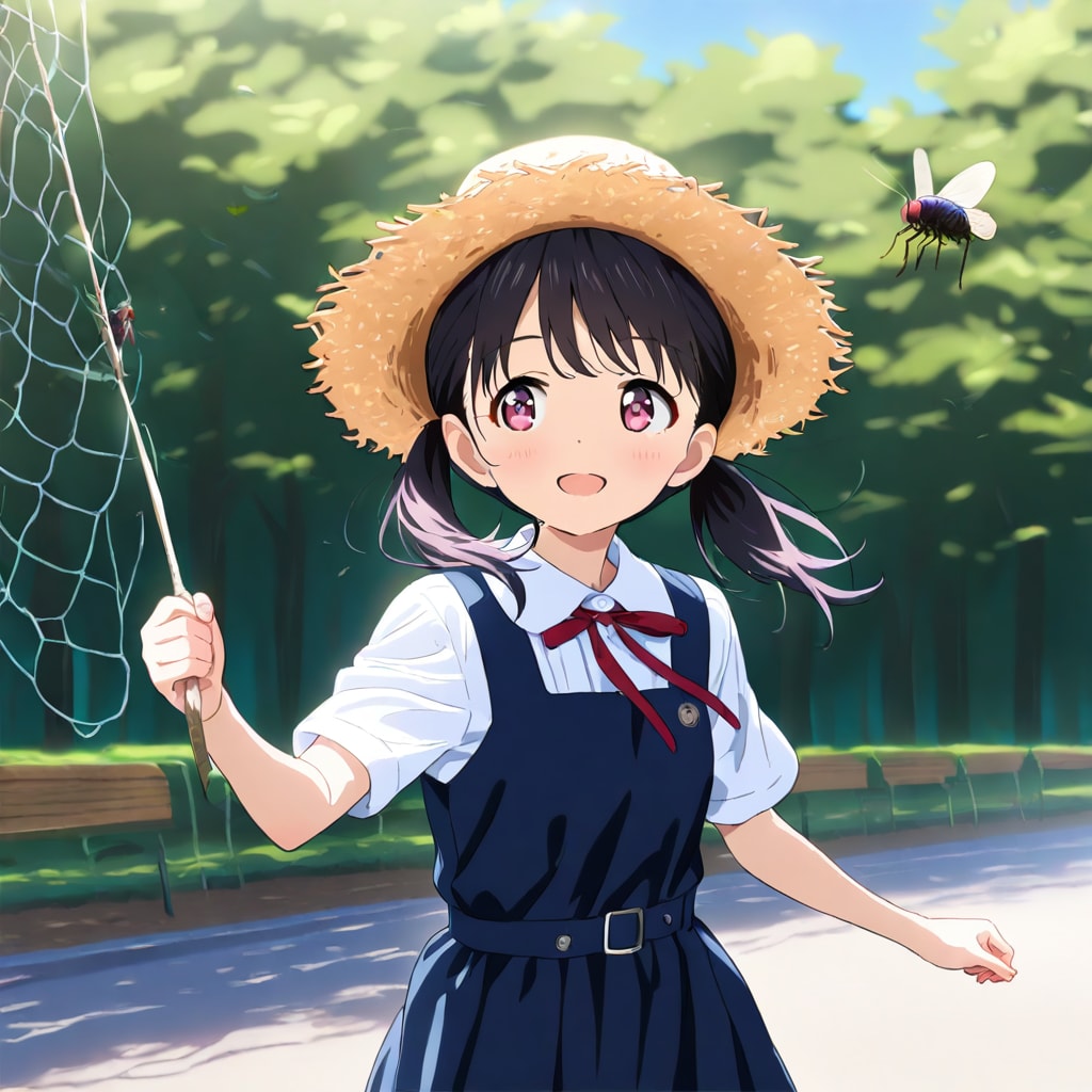 これで捕まえられるかなぁ | の人気AIイラスト・グラビア