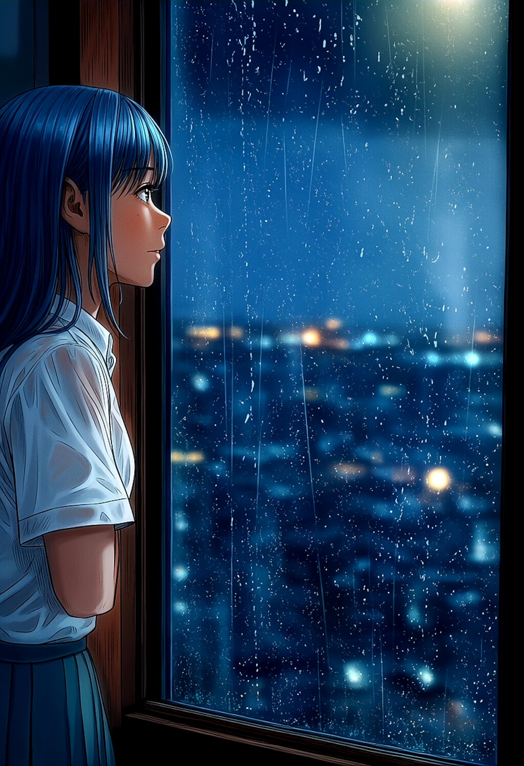 雨の夜