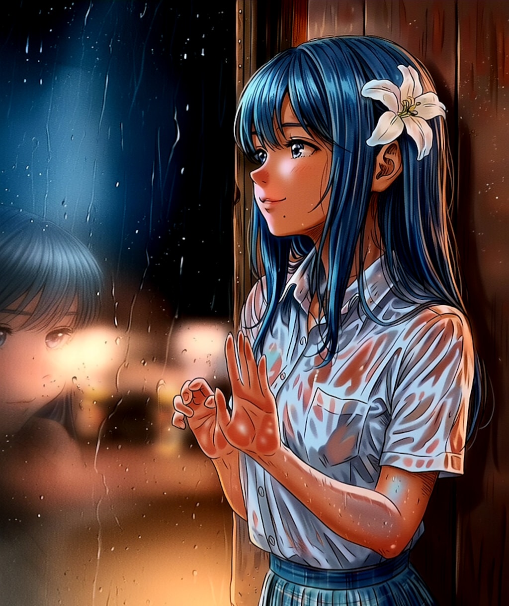 雨の夜
