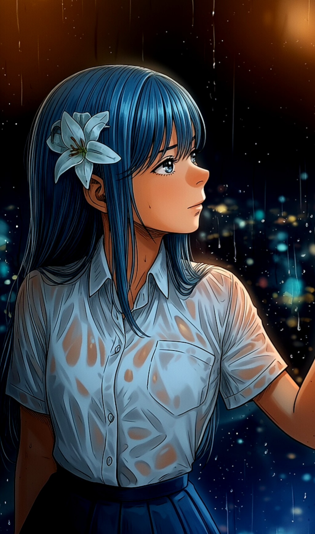 雨の夜