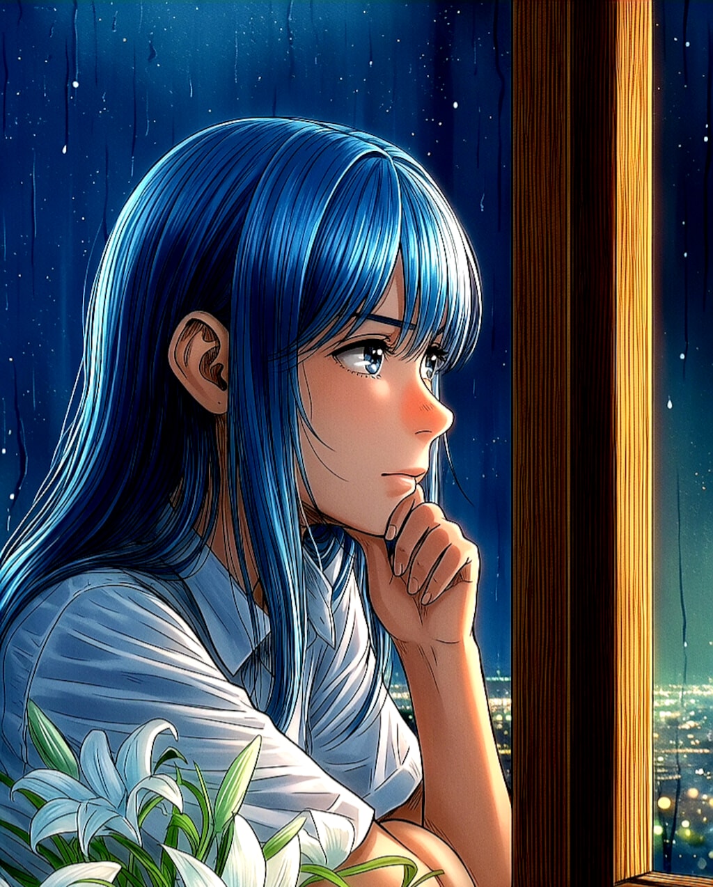 雨の夜