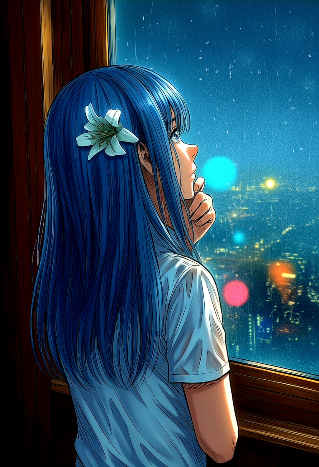 雨の夜