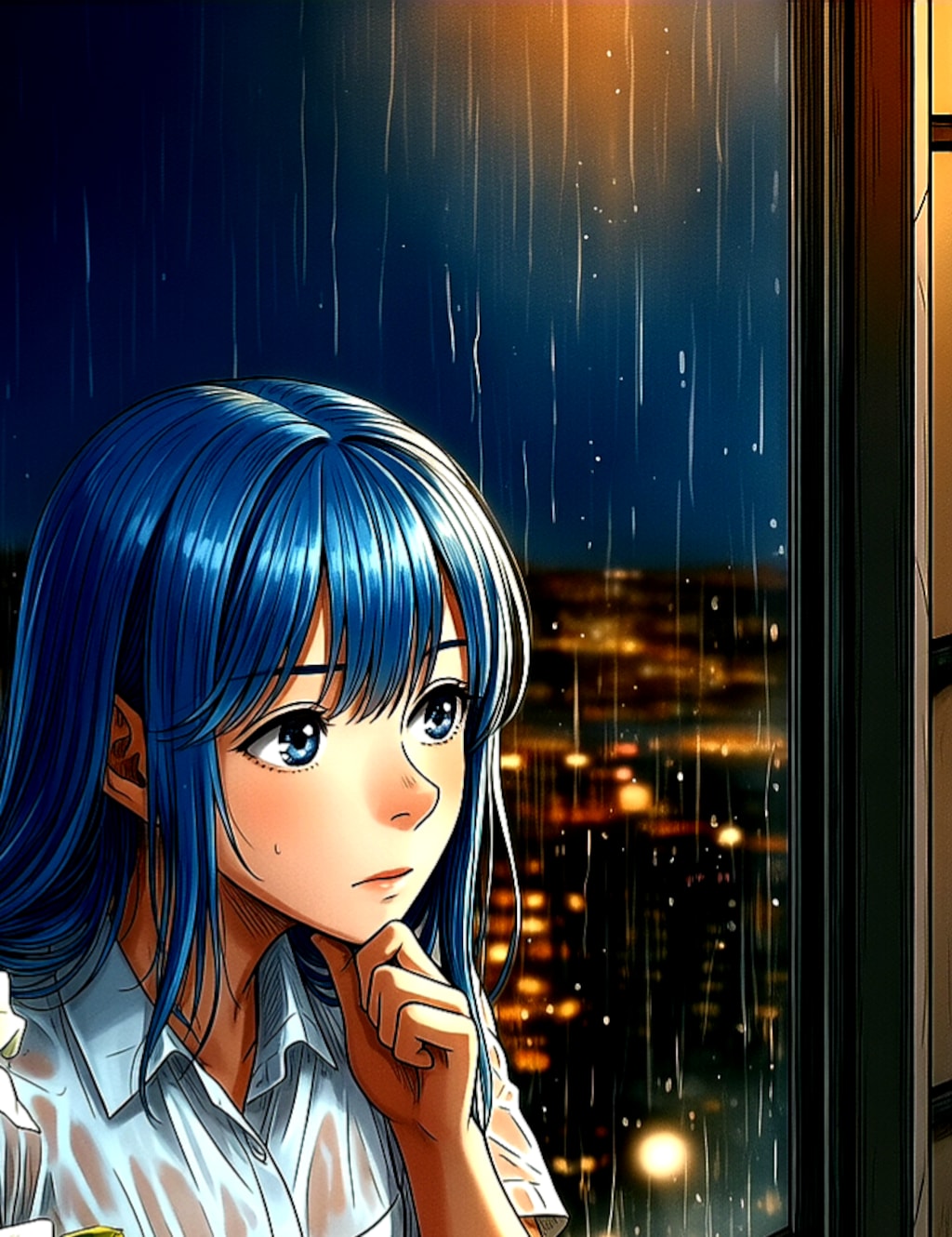 雨の夜