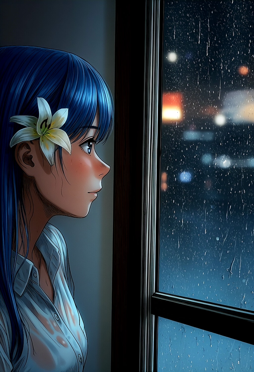 雨の夜