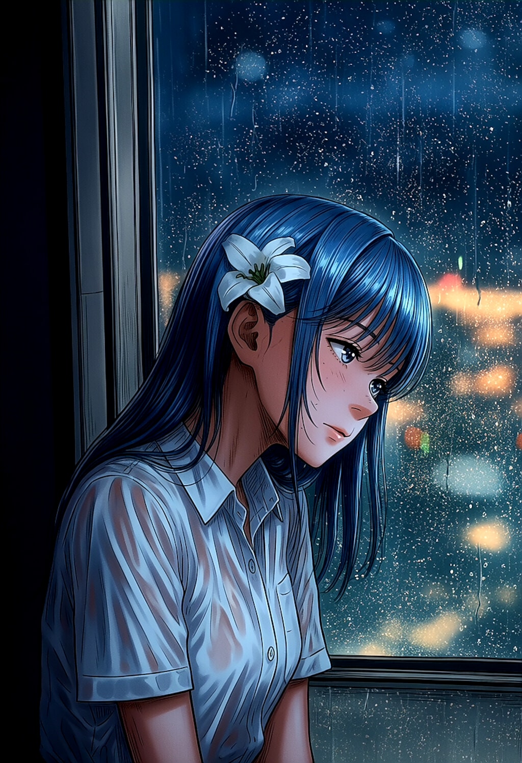 雨の夜