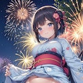 花火大会と中出し 4枚目