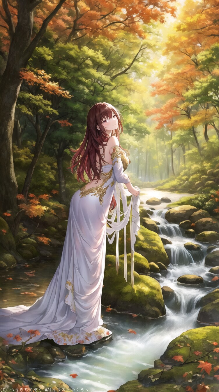 振り向き美人