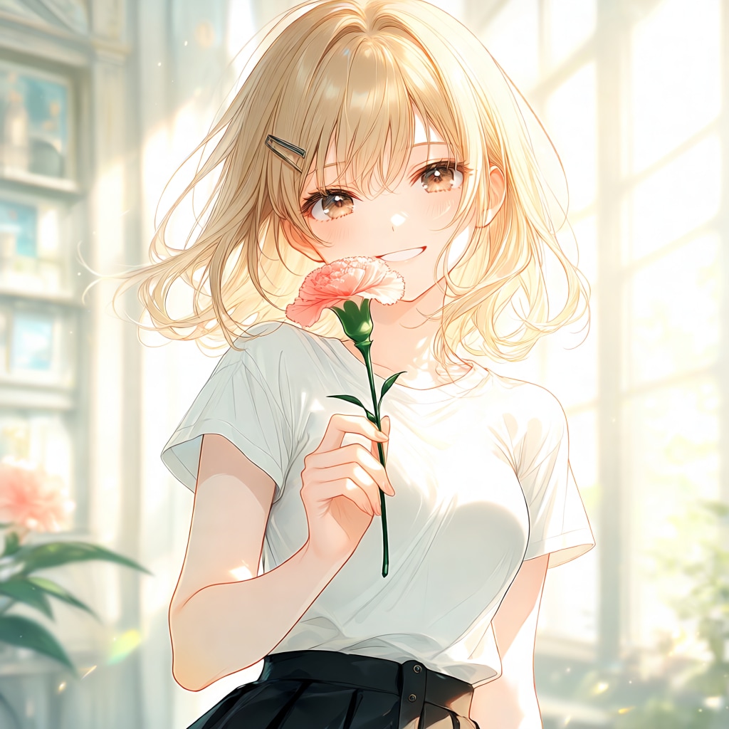 推し活ちゃん　カーネーション② | の人気AIイラスト・グラビア