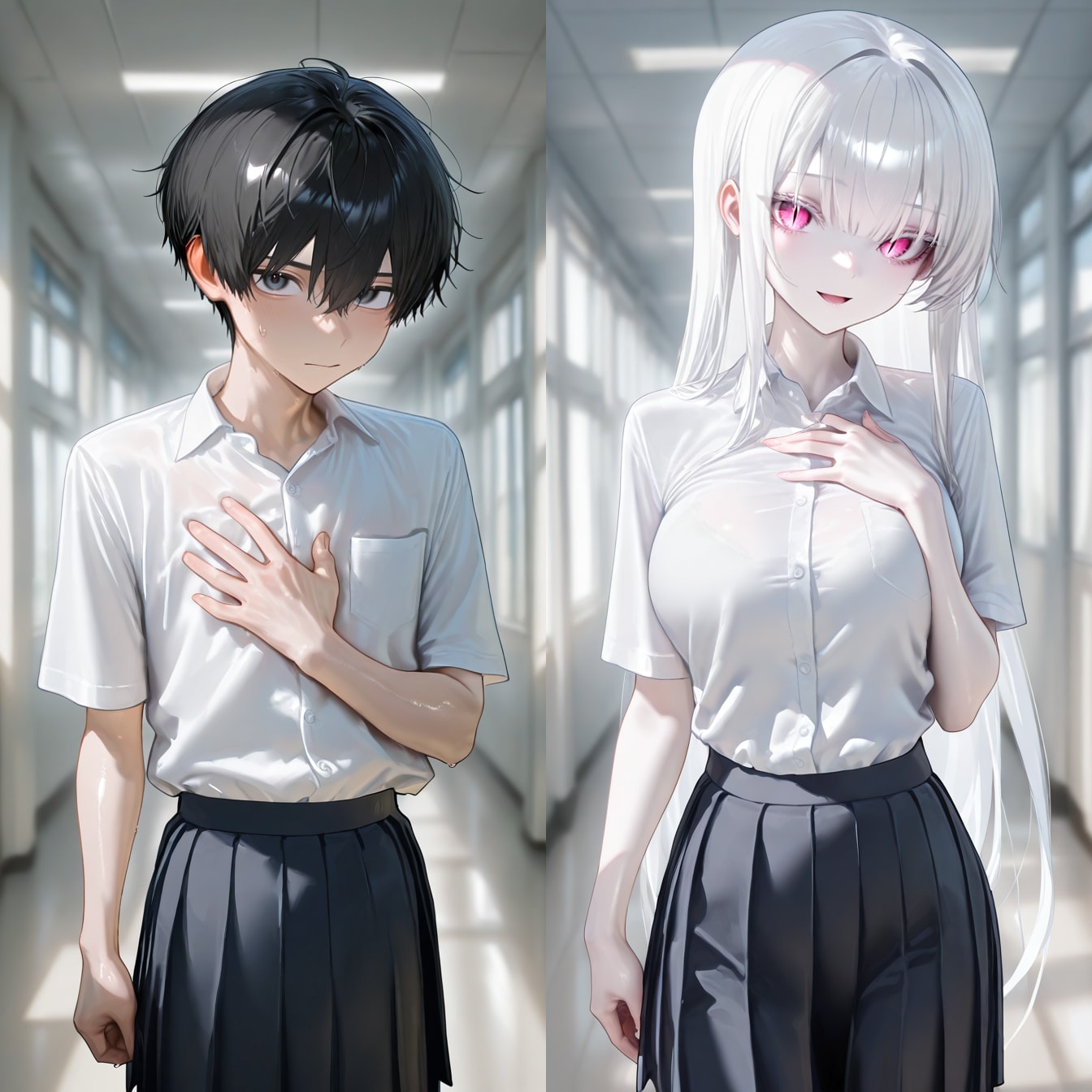 TS過程 | の人気AIイラスト・グラビア