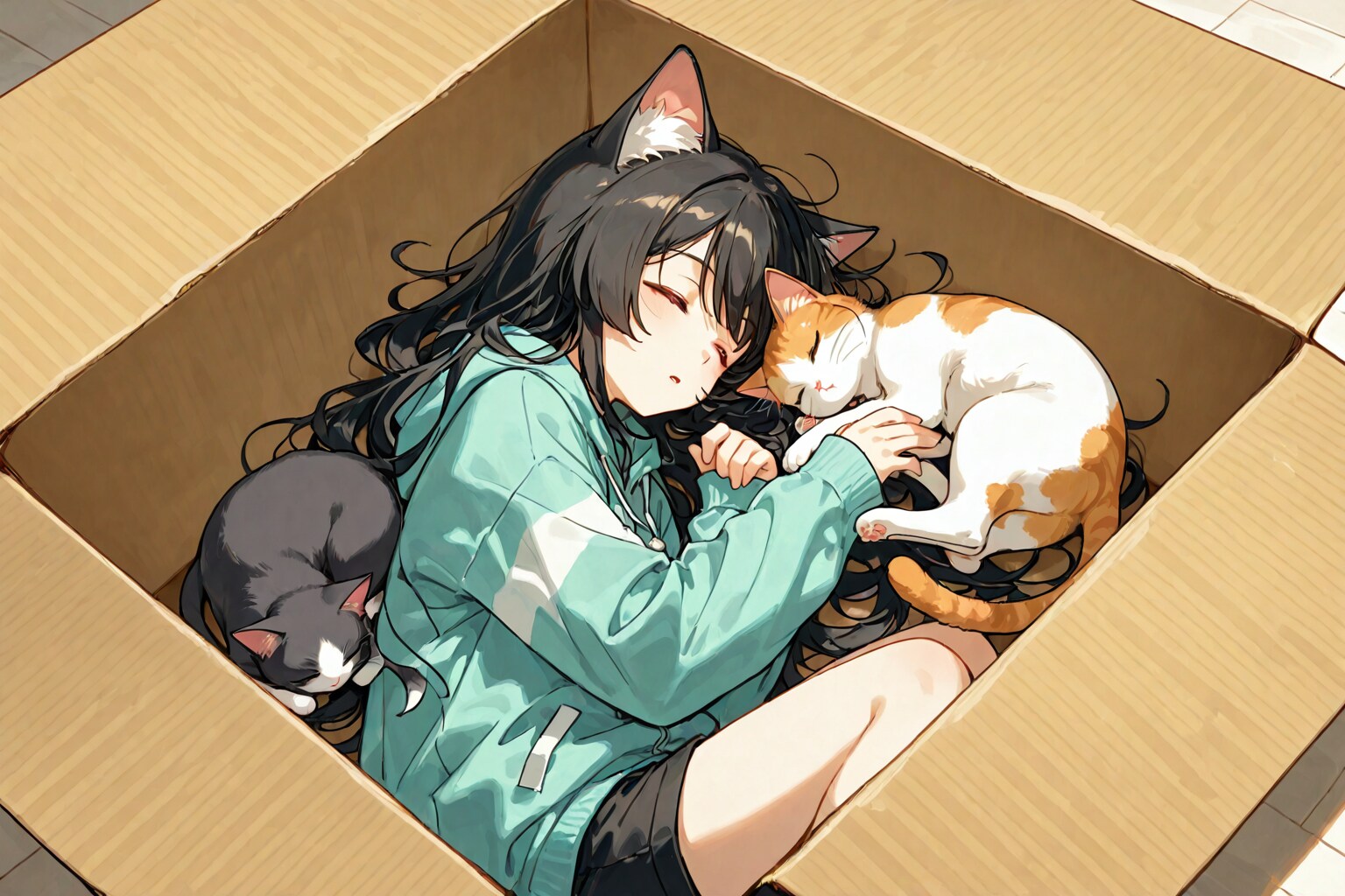 おひるねこ | の人気AIイラスト・グラビア