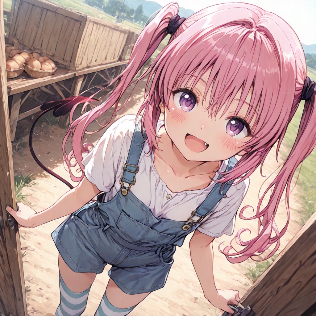 農家でのんびり働きナナちゃん