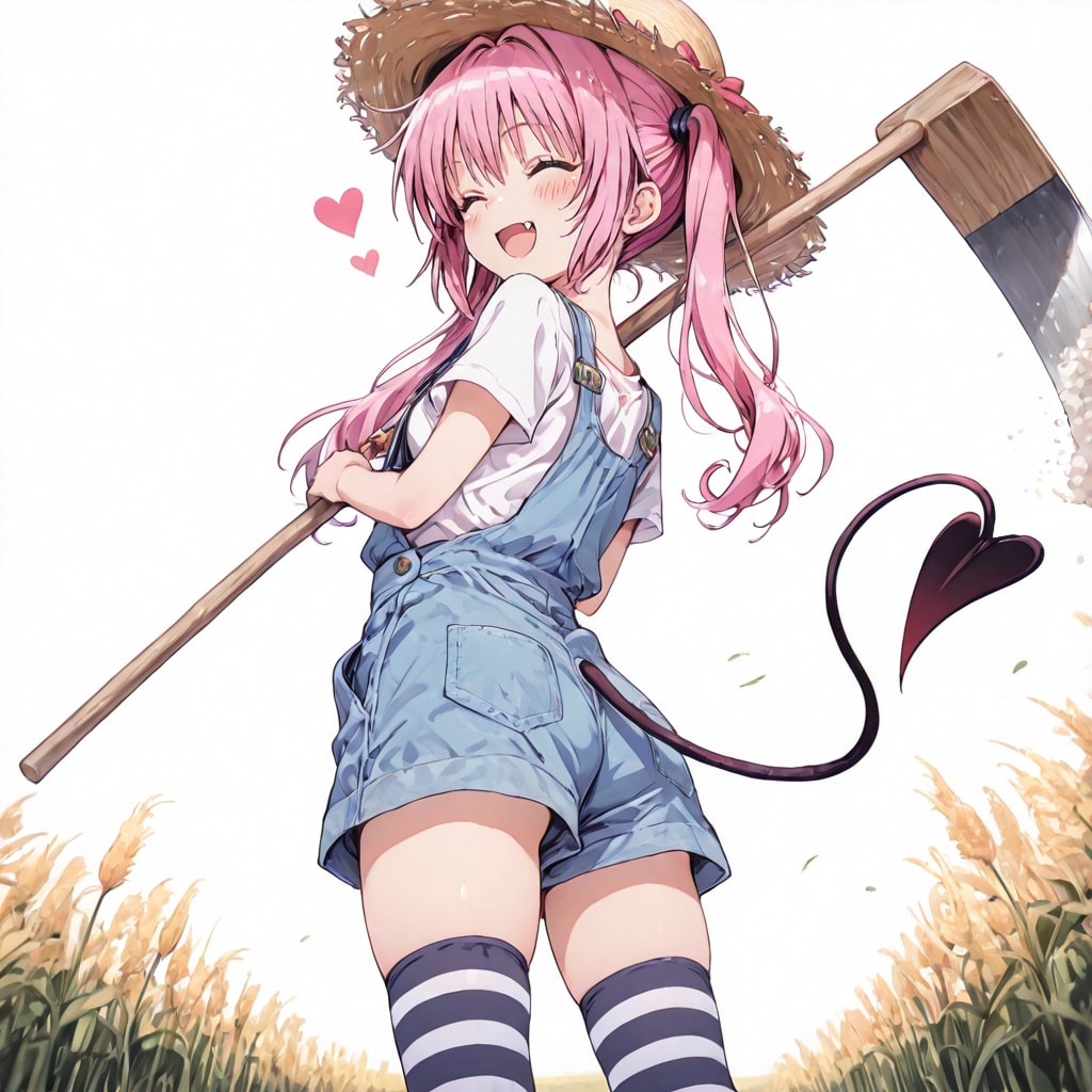 農家でのんびり働きナナちゃん