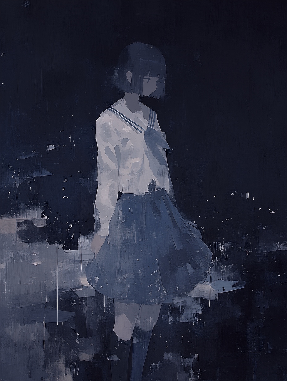 夜に溶ける | の人気AIイラスト・グラビア
