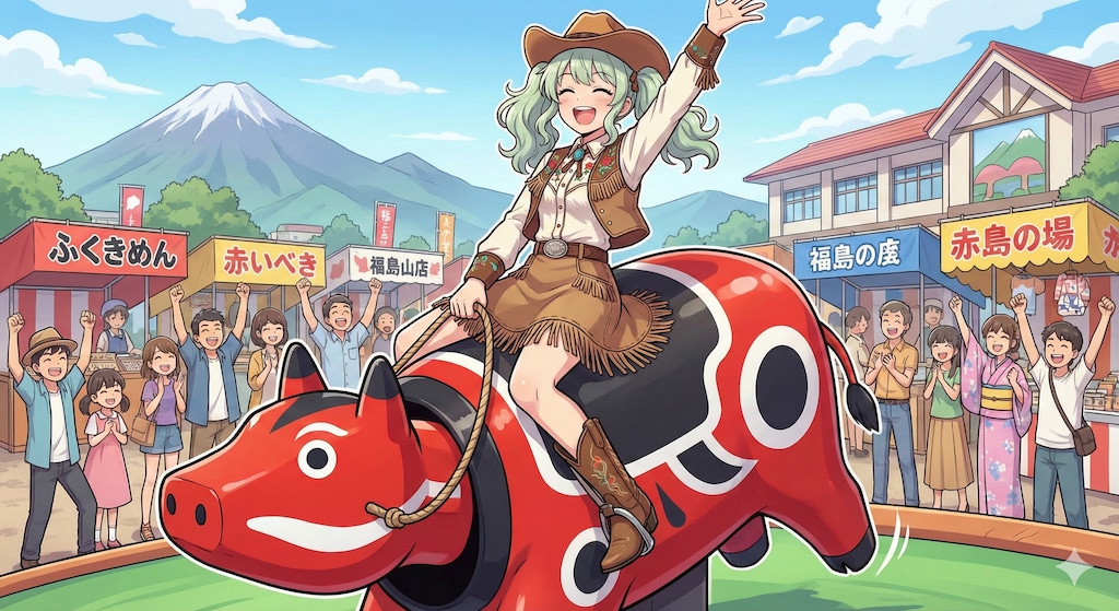 赤べこウエスタン。