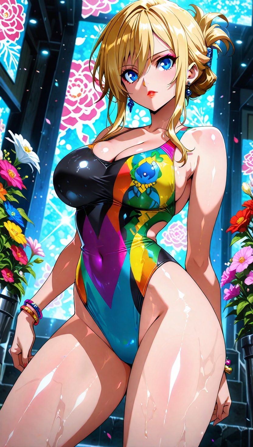 スタイリッシュな水着美女