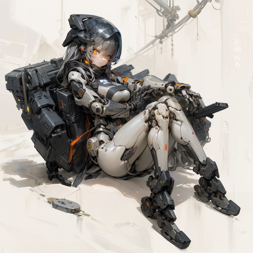 Girl and Robot1174