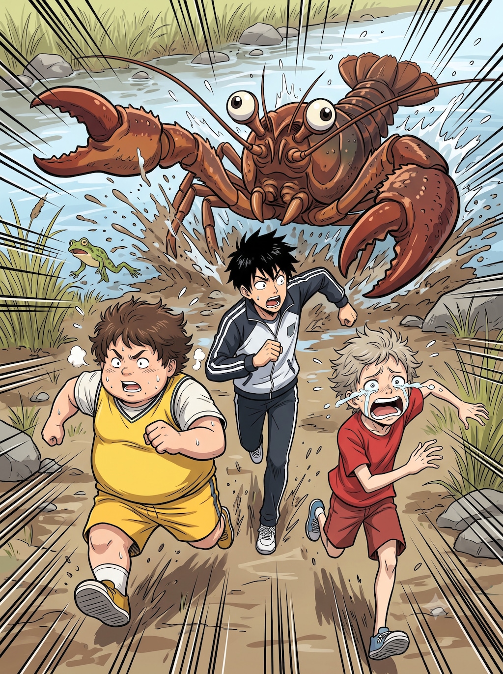 巨大ザリガニ　3枚