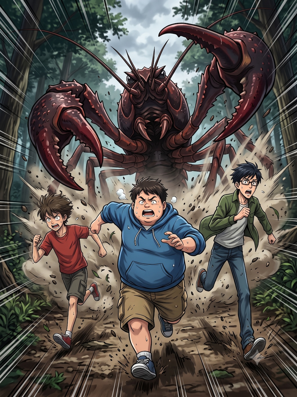 巨大ザリガニ　3枚