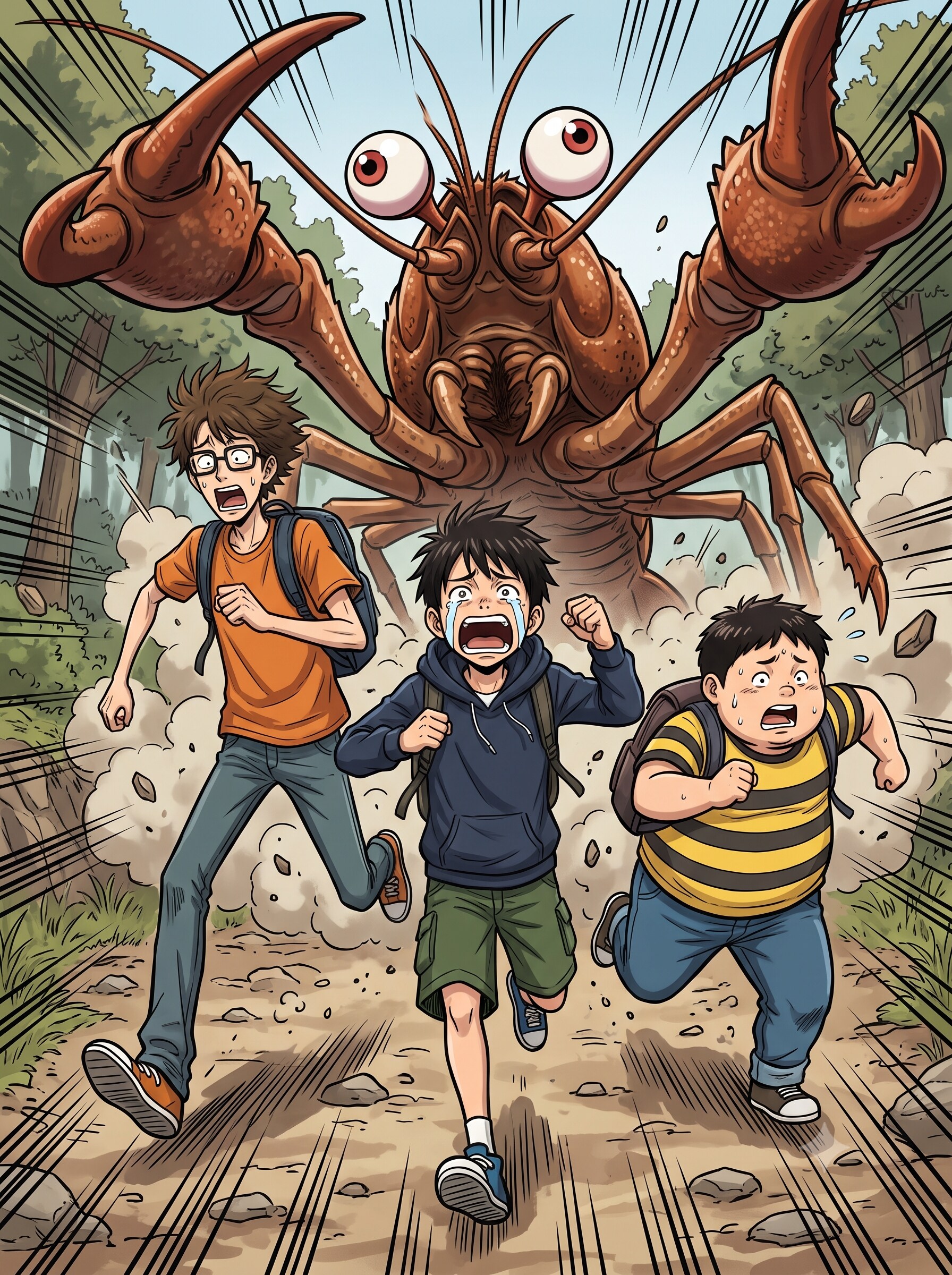 巨大ザリガニ　3枚