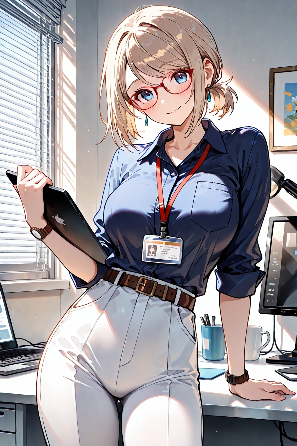 朝のオフィス