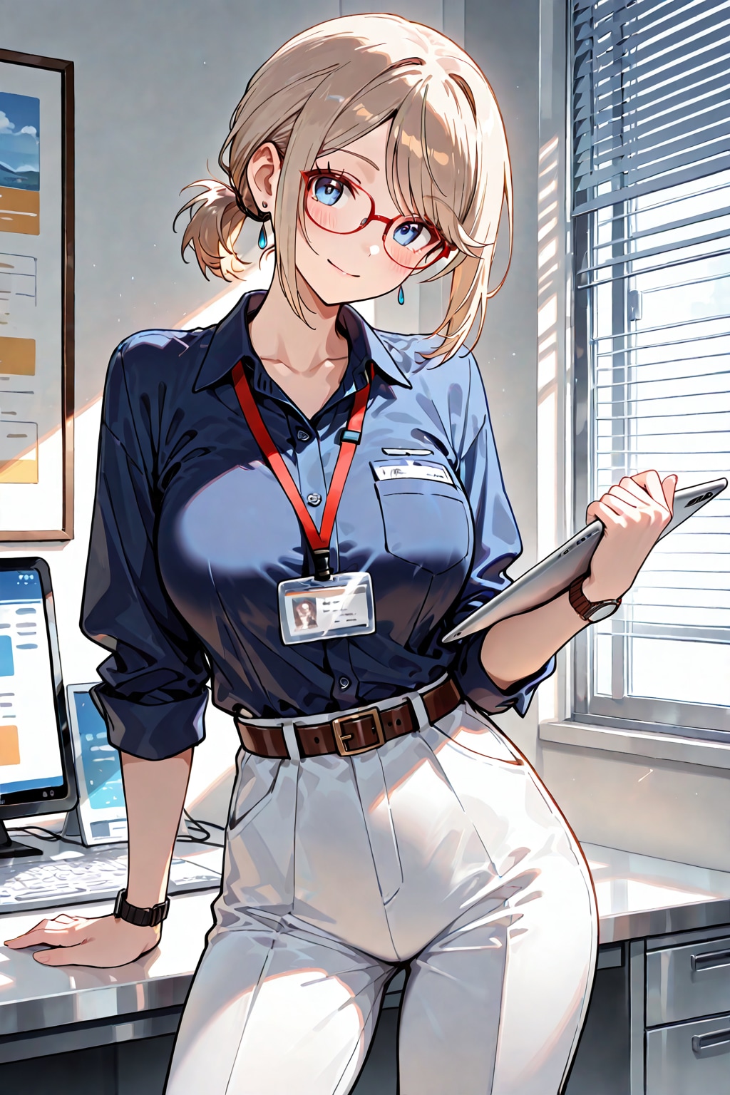 朝のオフィス