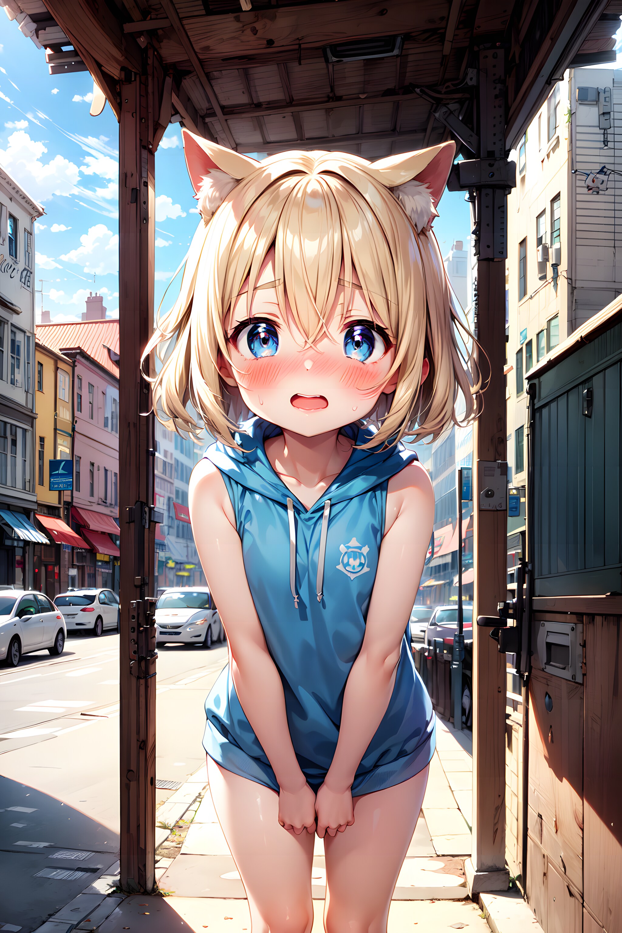 パンツ見えちゃう！