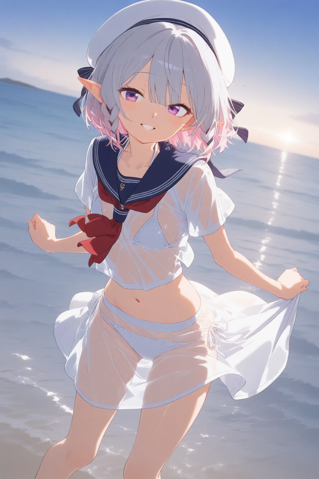 水遊び