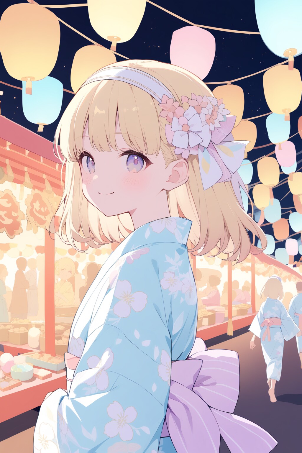 夏祭りと浴衣