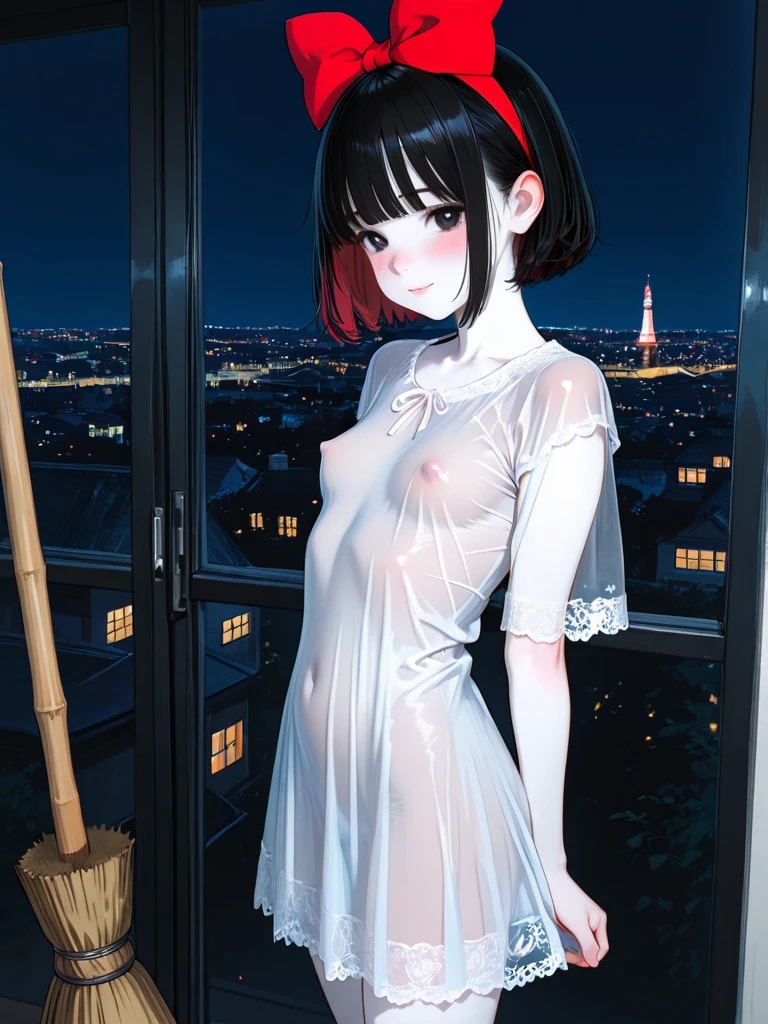 お届け物は私です
