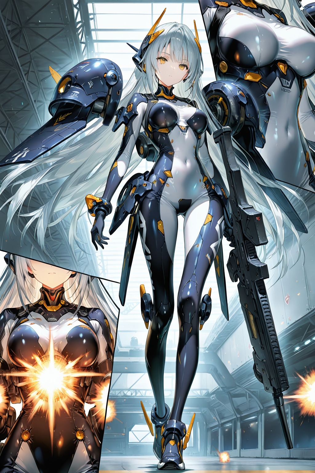 出撃前のメカ娘 | の人気AIイラスト・グラビア