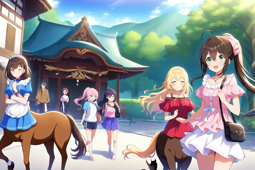 ケンタウロスと少女たち