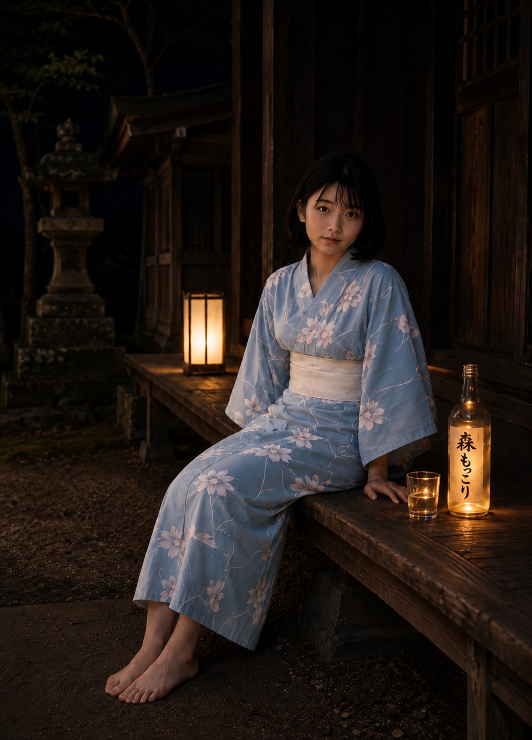浴衣飲み