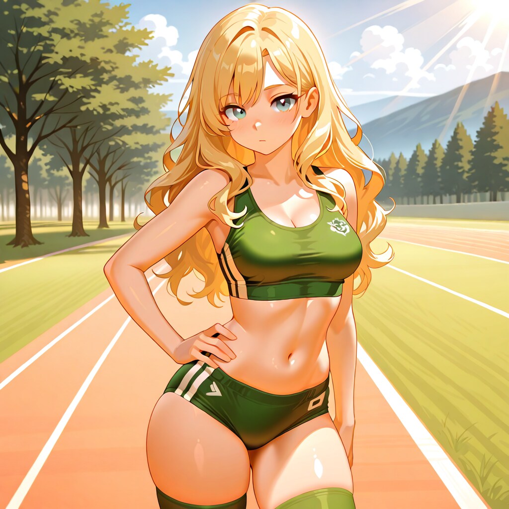 森でジョギングラベリアさん
