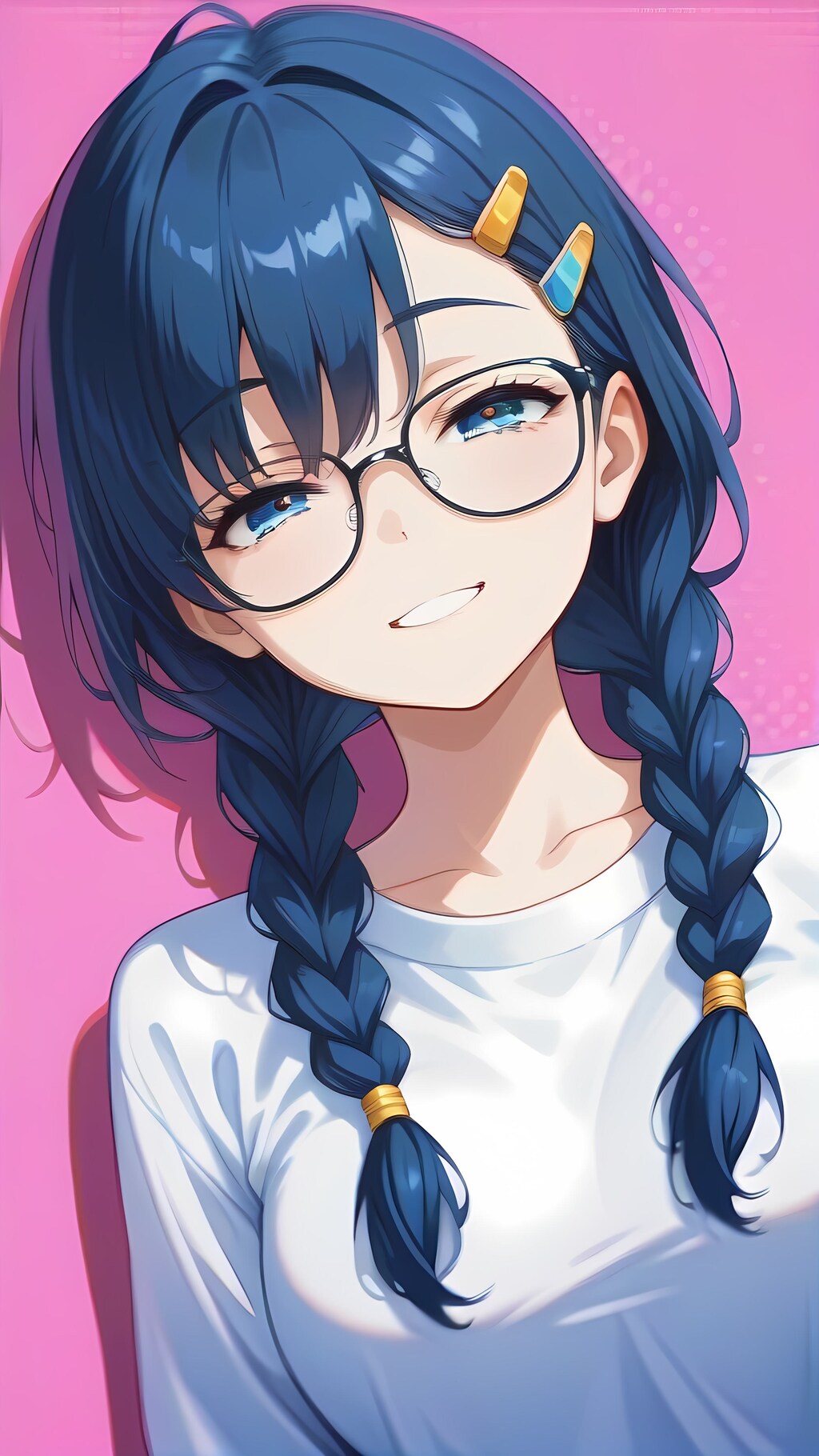 『三つ編み』と『眼鏡』