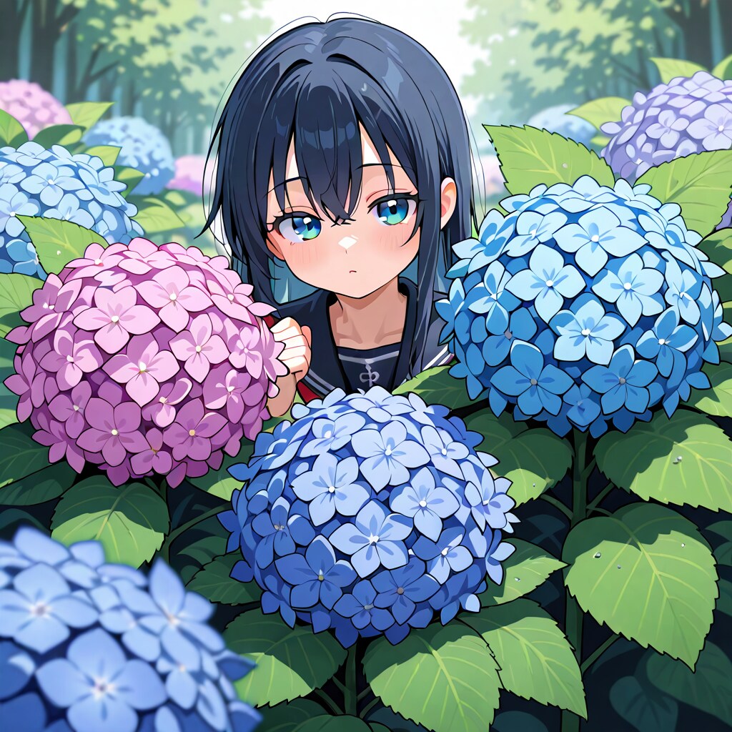 簡易召喚　紫陽花