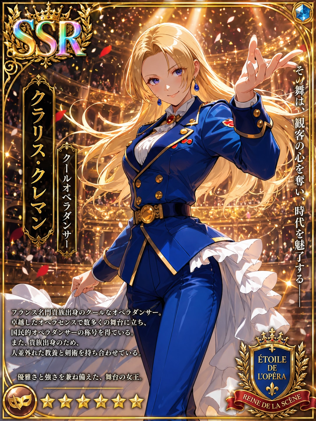 クールオペラダンサークラリス・クレマンのSSRカード