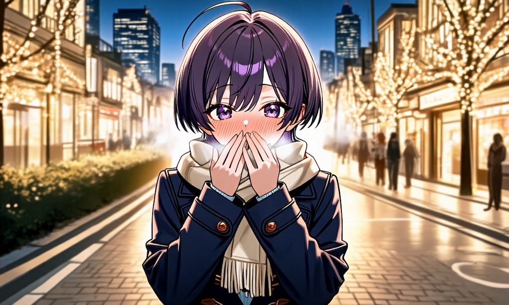 イルミネーションデート烏夜ちゃん