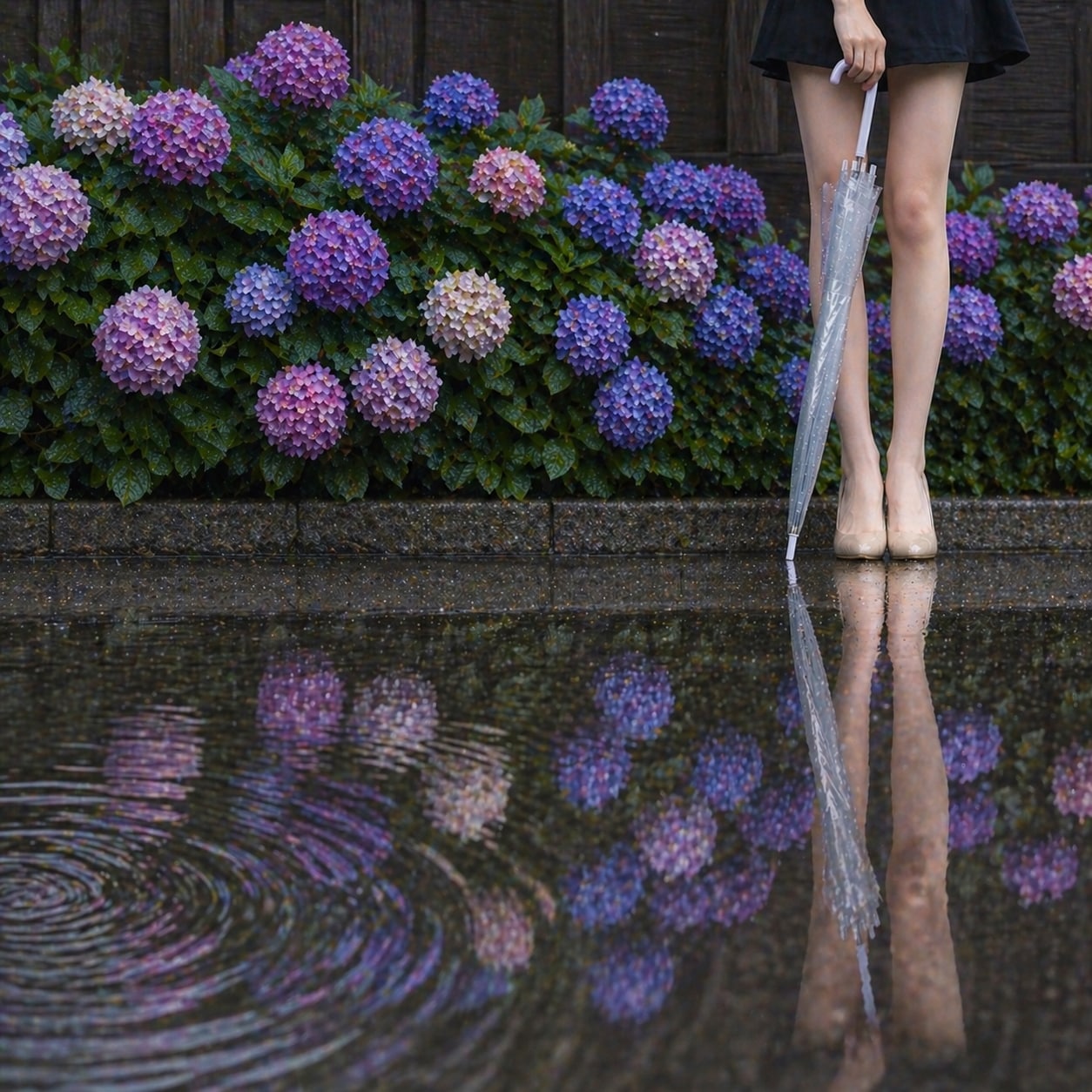 今日のチャッピー｜雨のあと